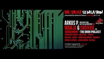 Wanja & Crotekk (Live) @ Birthday Sensation – 29.11.2014