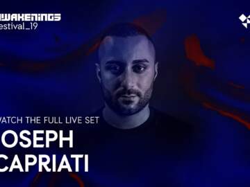 Awakenings Festival 2019 Sunday – Live set Joseph Capriati @