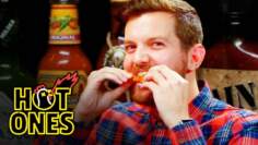 Dillon Francis Hurts His Body with Spicy Wings | Hot