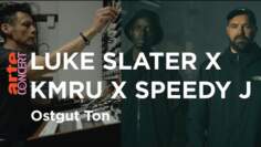 Luke Slater X KMRU X Speedy J (live) – Halle