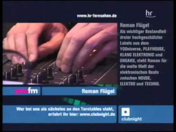 Roman Flügel @ Clubnight – HR-Fernsehen – 10.12.2006