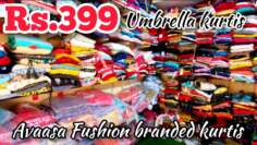 Avaasa Fushion branded kurtis| umbrella kurtis@Rs.399 | festival sale cheapest
