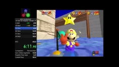 Mario 64 Randomizer- 30 Star [Set Seed Regular Danger] (18:46.41)