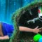 Xenia hunts for ZOMBIE animatronic BANNY! Portable rabbit hole in real life! Vanny FNAF ZOMBIES!