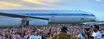 Reinier Zonneveld live at the State Aviation Museum in Kyiv,