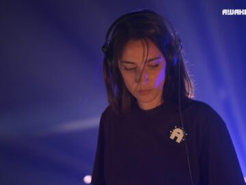 Amelie Lens at the Gashouder for Awakenings Festival 2020 |