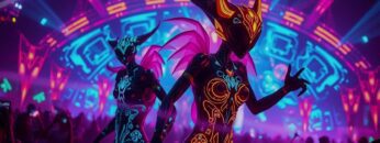 Cyberpunk EDM Festival: Neon Glitch, Aliens & Psychedelic DJ Sets