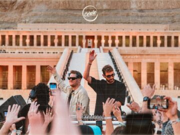 Adriatique at Hatshepsut Temple in Luxor, Egypt for Cercle